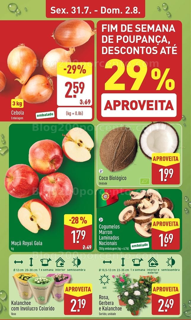 Antevisão Folheto ALDI Promoções de 27 julho a 2 agosto